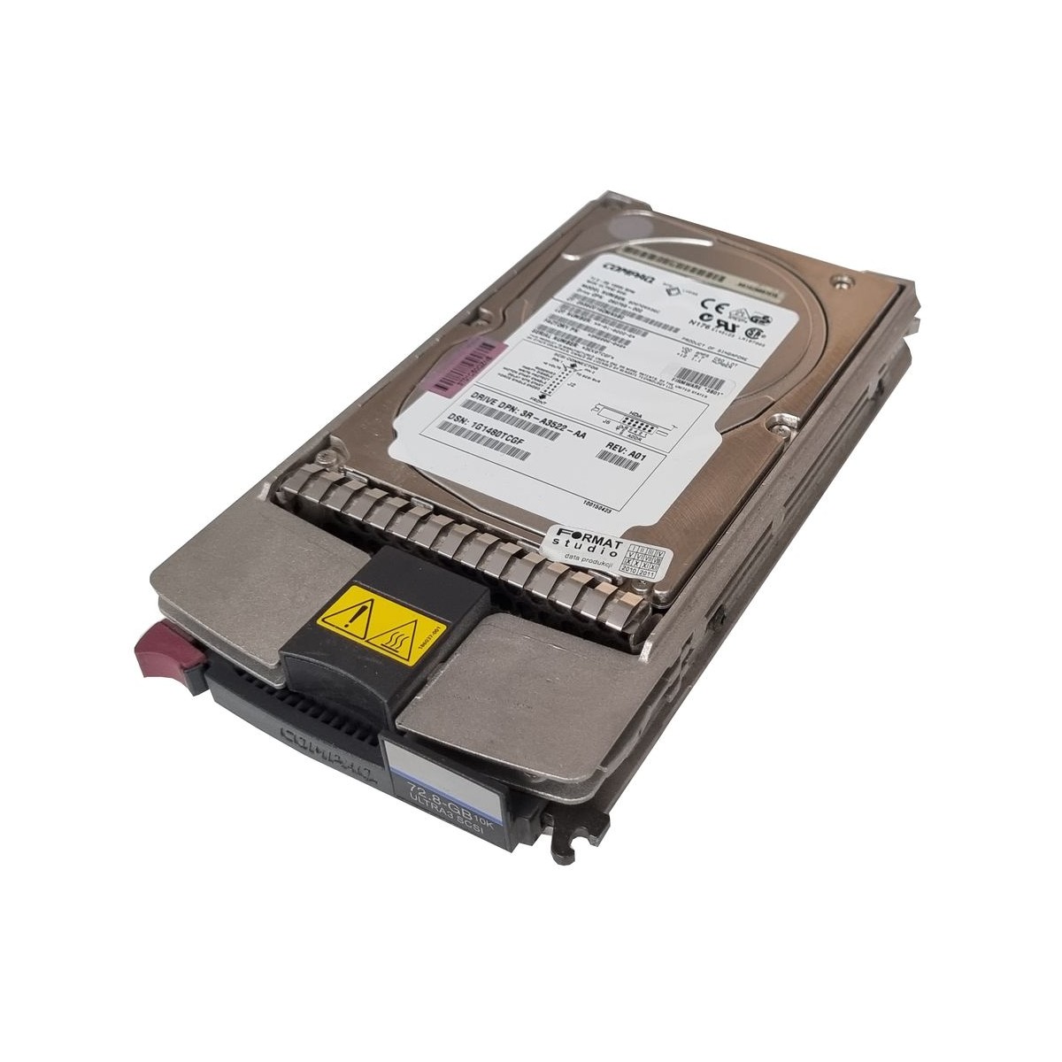 DYSK HP 72GB SCSI U160 10K 3,5 RAMKA 260755-002 DYSK HP 72GB SCSI U160 10K 3,5 RAMKA 260755-002