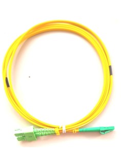 PATCHCORD ŚWIATŁOWÓD LC-SC-D-S 2M/APC