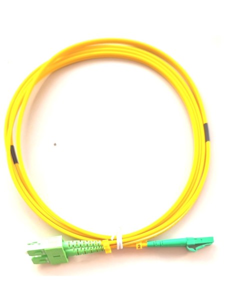 PATCHCORD ŚWIATŁOWÓD LC-SC-D-S 2M/APC