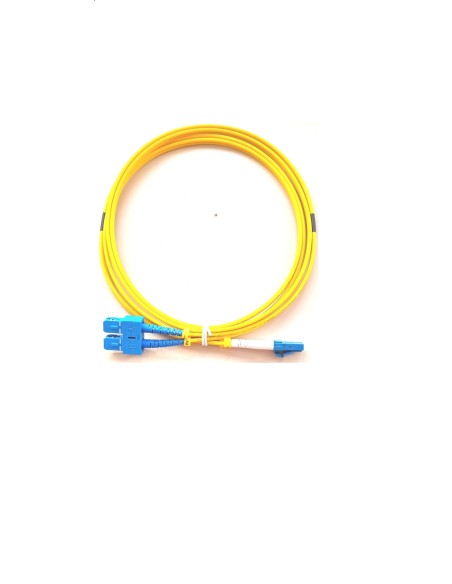 PATCHCORD ŚWIATŁOWÓD LC-SC-D-S 2M/UPC 9/125uM