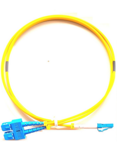 PATCHCORD ŚWIATŁOWÓD LC-SC-D-S 1M/UPC