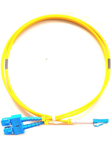 PATCHCORD ŚWIATŁOWÓD LC-SC-D-S 1M/UPC
