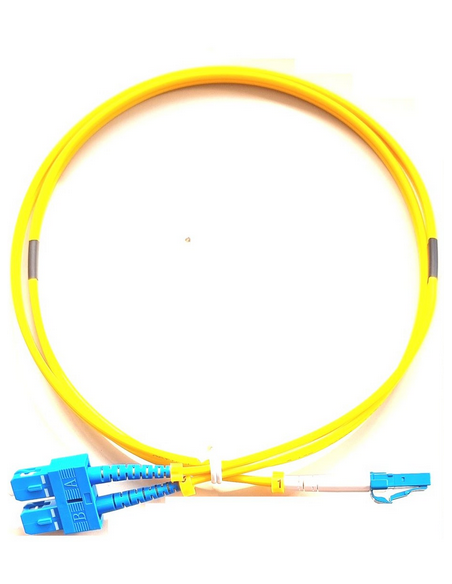 PATCHCORD ŚWIATŁOWÓD LC-SC-D-S 1M/UPC