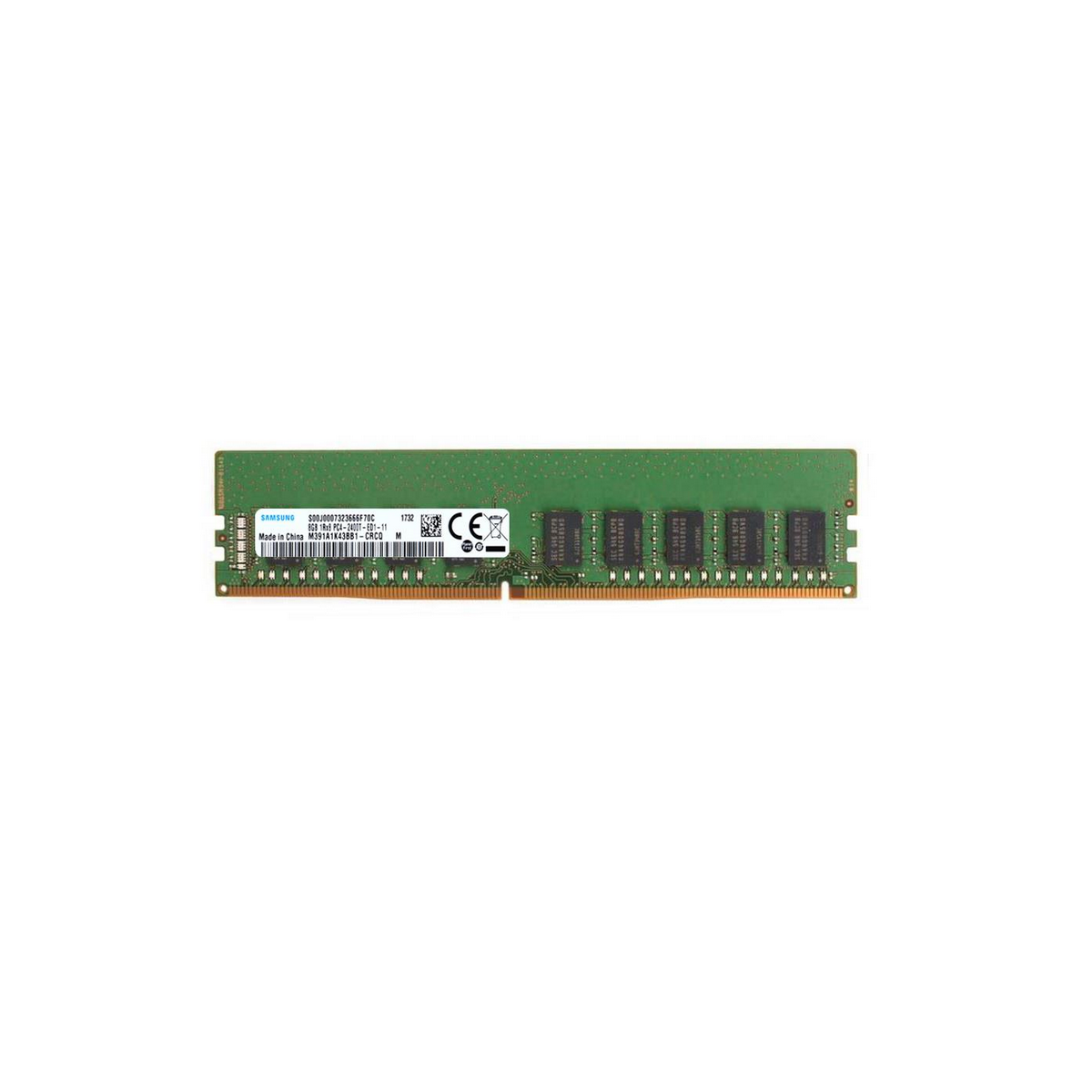 SAMSUNG 8GB PC4-2400T ECC UDIMM M391A1K43BB1-CRCQ