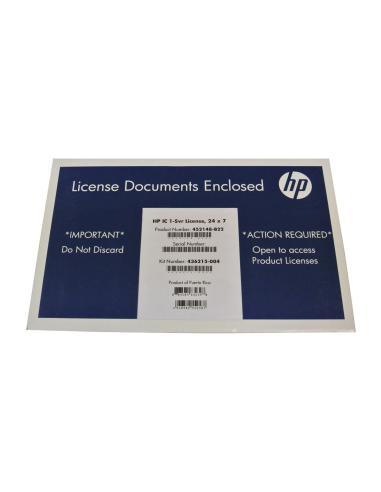HP INSIGHT CONTROL ENVIRONMENT 1 YEAR 24x7 SUPPORT