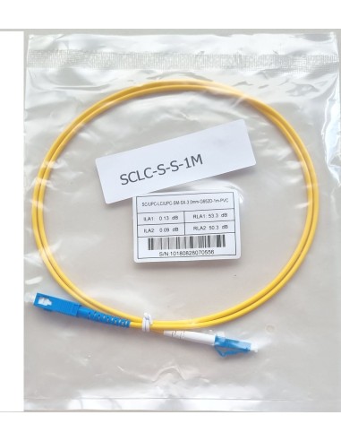 PATCHCORD ŚWIATŁOWÓD SCLC-S-S UPC 9/125uM 1M