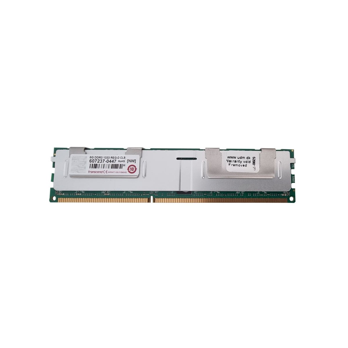 TRANSCEND 8GB DDR3 1333MHz ECC REG CL9 607237-0447