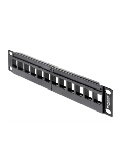 PATCH PANEL DELOCK 12 PORTS 10'' 1U