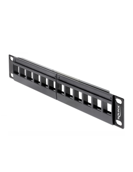 PATCH PANEL DELOCK 12 PORTS 10'' 1U