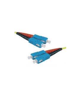 PATCHCORD SC-UPC -UPC/SC DUPLEX 0S2 9/125 ZÓŁTY 2M