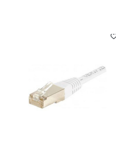 PATCHCORD RJ45 CAT 6 F/UTP BIAŁY 30M