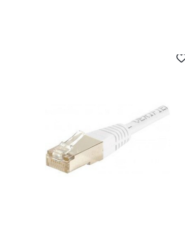 PATCHCORD RJ45 CAT 6 F/UTP BIAŁY 30M