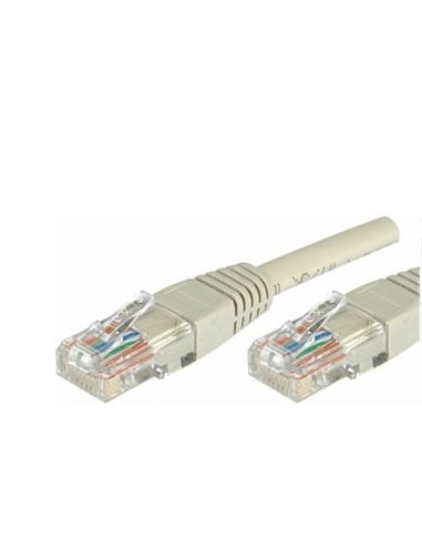 PATCHCORD RJ45 U/UTP CAT 5E SZARY 3M