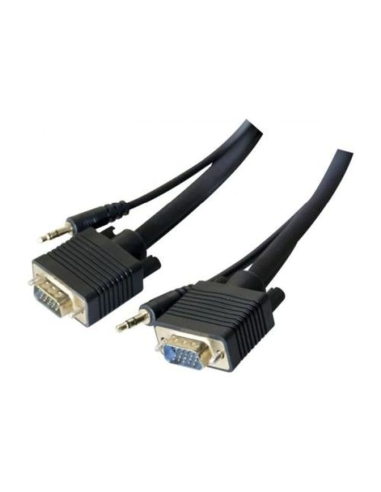 KABEL DO MONITORA SVGA +AUDIO JACK 3M