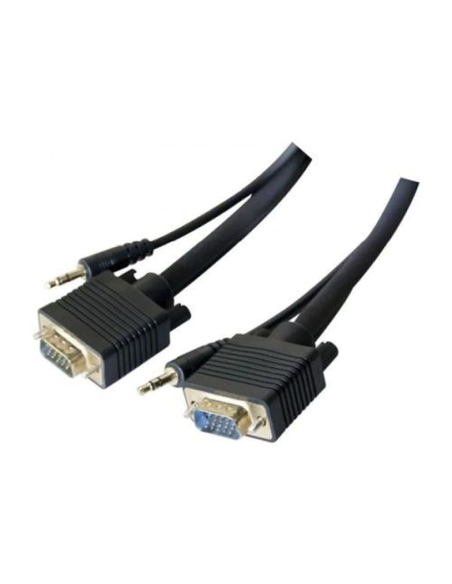 KABEL DO MONITORA SVGA +AUDIO JACK 3M