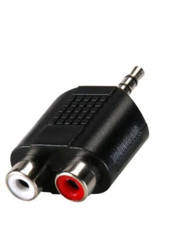 AUDIO ADAPTER 2XRCA F NA JACK 3.5MM