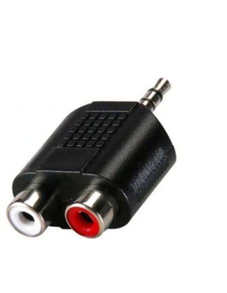 AUDIO ADAPTER 2XRCA F NA JACK 3.5MM