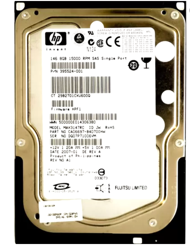 DYSK HP FUJITSU 146GB SAS 15K 3,5 395524-001