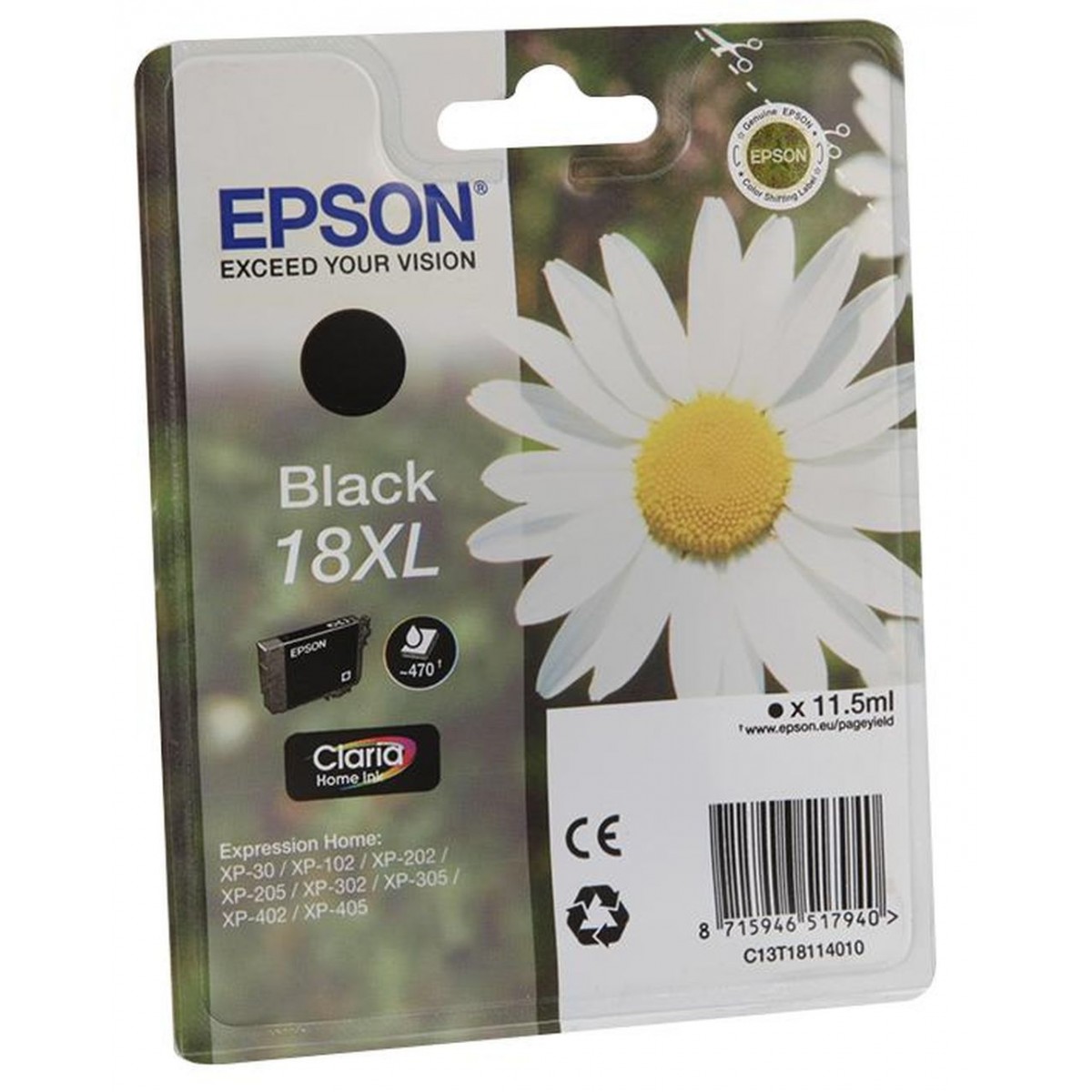 TUSZ DO DRUKARKI EPSON BLACK 18XL C13T18114010