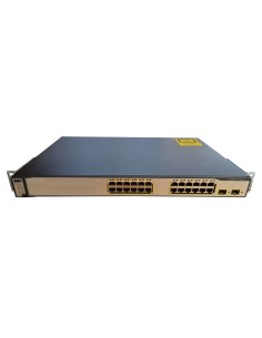 SWITCH CISCO WS-C3750-24TS-E 24x10/100Mbps 4xSFP