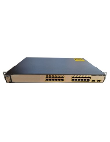 SWITCH CISCO WS-C3750-24TS-E 24x10/100Mbps 4xSFP