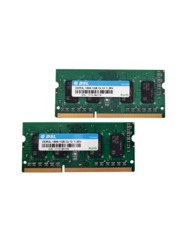 PAMIĘĆ DSL DDR3L 2x1GB 1866 SODIMM CL13 1.35V NAS
