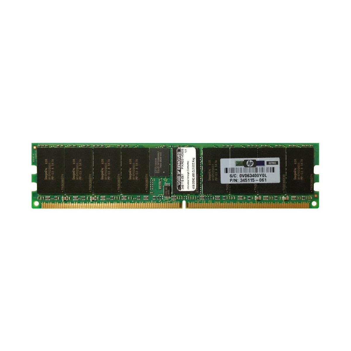 PAMIEC HP 4GB 1Rx4 PC2-3200 ECC REG 345115-061