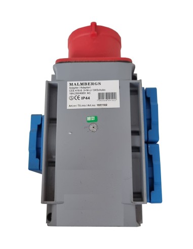 ADAPTER MALMBERGS 1xIP44 FAZA 16A NA 3xSCHUKO