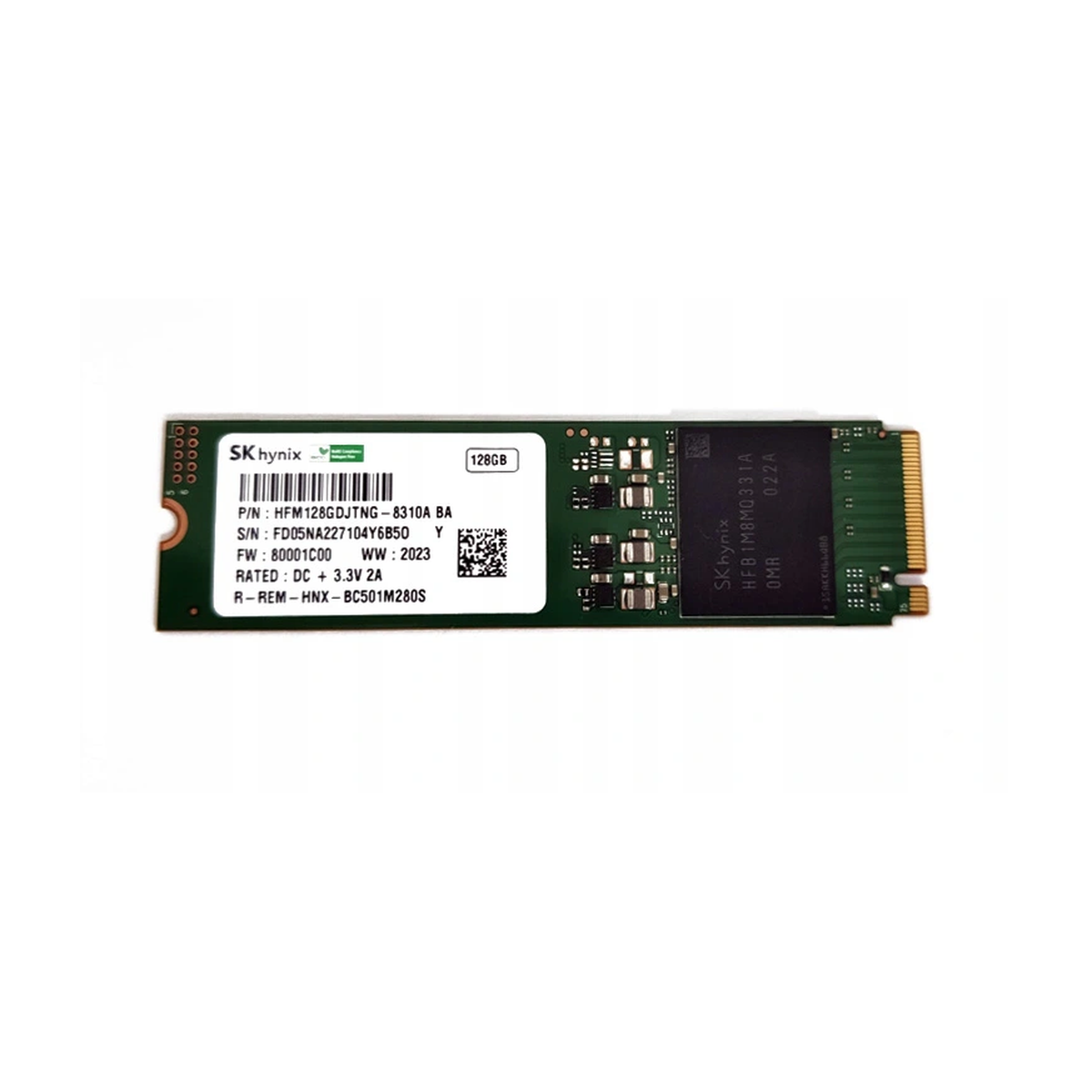 DYSK SK HYNIX 128GB SSD M.2 2280 NVMe HFM128GDJTNG