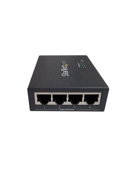 POE INJEKTOR STARTECH 8xLAN 4xPoE+ 802.3at/af