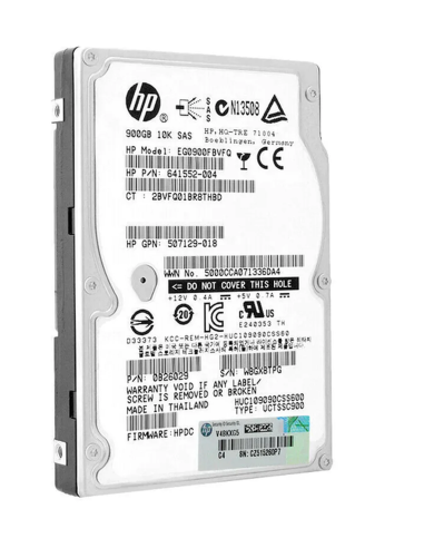 DYSK HP 900GB SAS 6G 10K 2,5 EG0900FBVFQ 641552-004