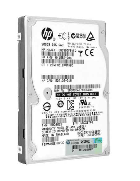 DYSK HP 900GB SAS 6G 10K 2,5 EG0900FBVFQ 641552-004