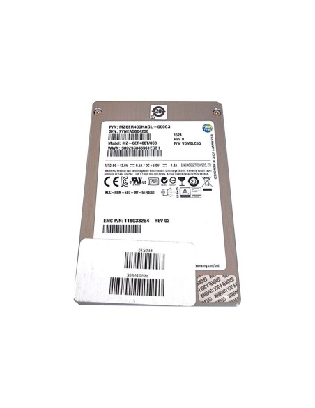 DYSK EMC SAMSUNG 400GB SSD SAS 6G 2,5 MZ6ER400HAGL-000C 118033254