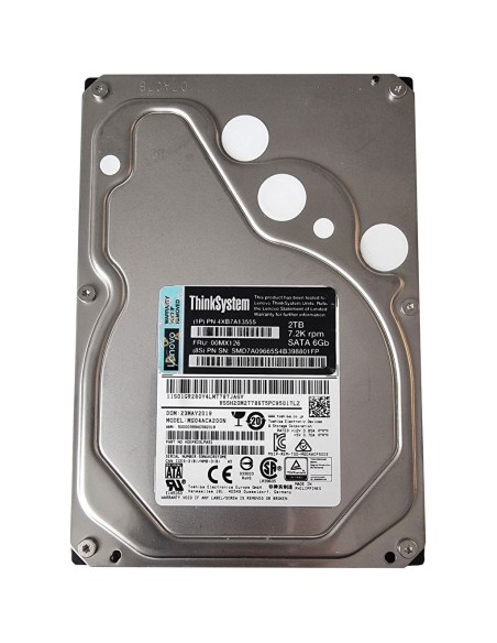 DYSK LENOVO TOSHIBA 2TB SATA 6G 128MB CACHE 7.2K 3,5 MG04ACA200N 00MX126