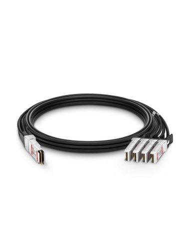 NOWY KABEL FS DAC 100G QSFP28 NA 4X25G SFP28 1M