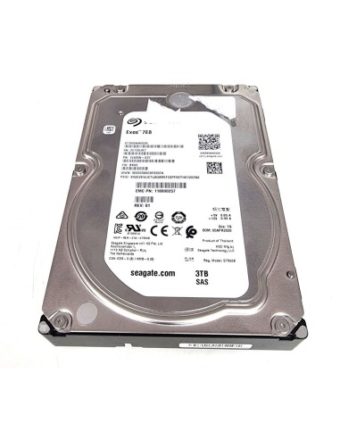 EMC SEAGATE EXOS 7E8 3TB SAS 12G 7.2K ST3000NM0025