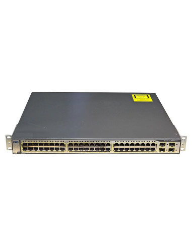 SWITCH CISCO WS-C3750G-48TS-S 48x1GB 4xSFP VLAN USZY