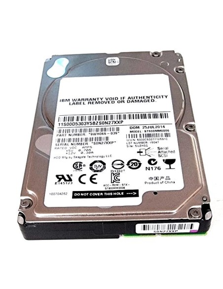 SEAGATE 900GB SAS ST900MM0006 6G 10K 2,5 9WH066