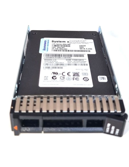 DYSK LENOVO MICRON M500DC 240GB SSD SATA 6G 2,5 MLC RAMKA 00AJ404 00AJ401