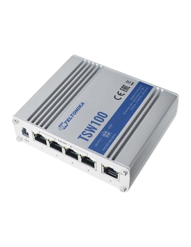 SWITCH TELTONIKA TSW100 5x1GB 4xPoE+ ZASILACZ