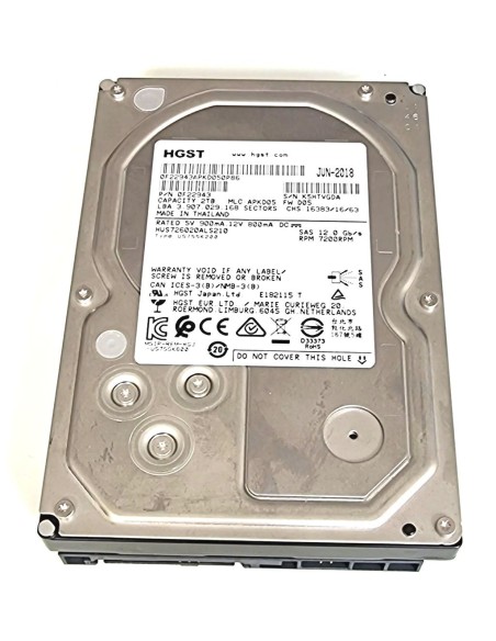DYSK HGST 2TB SAS 12G 7.2K 3,5 HUS726020ALS210