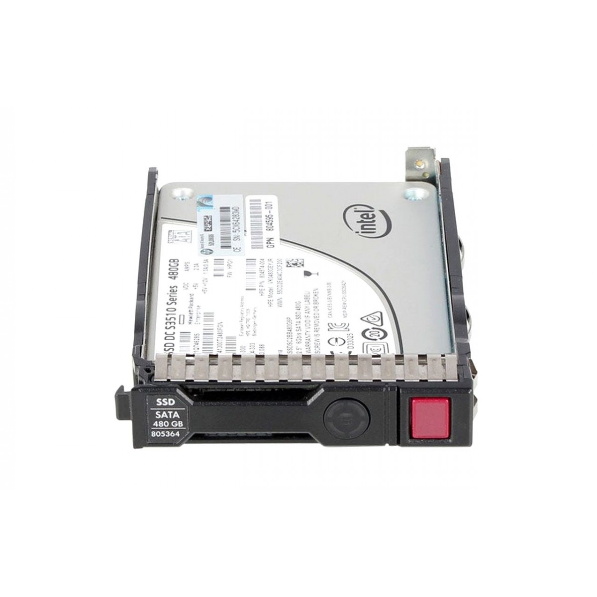 DYSK HPE INTEL S3510 480GB SSD SATA 6G 2,5 RAMKA VK0480GEYJR 804574-004
