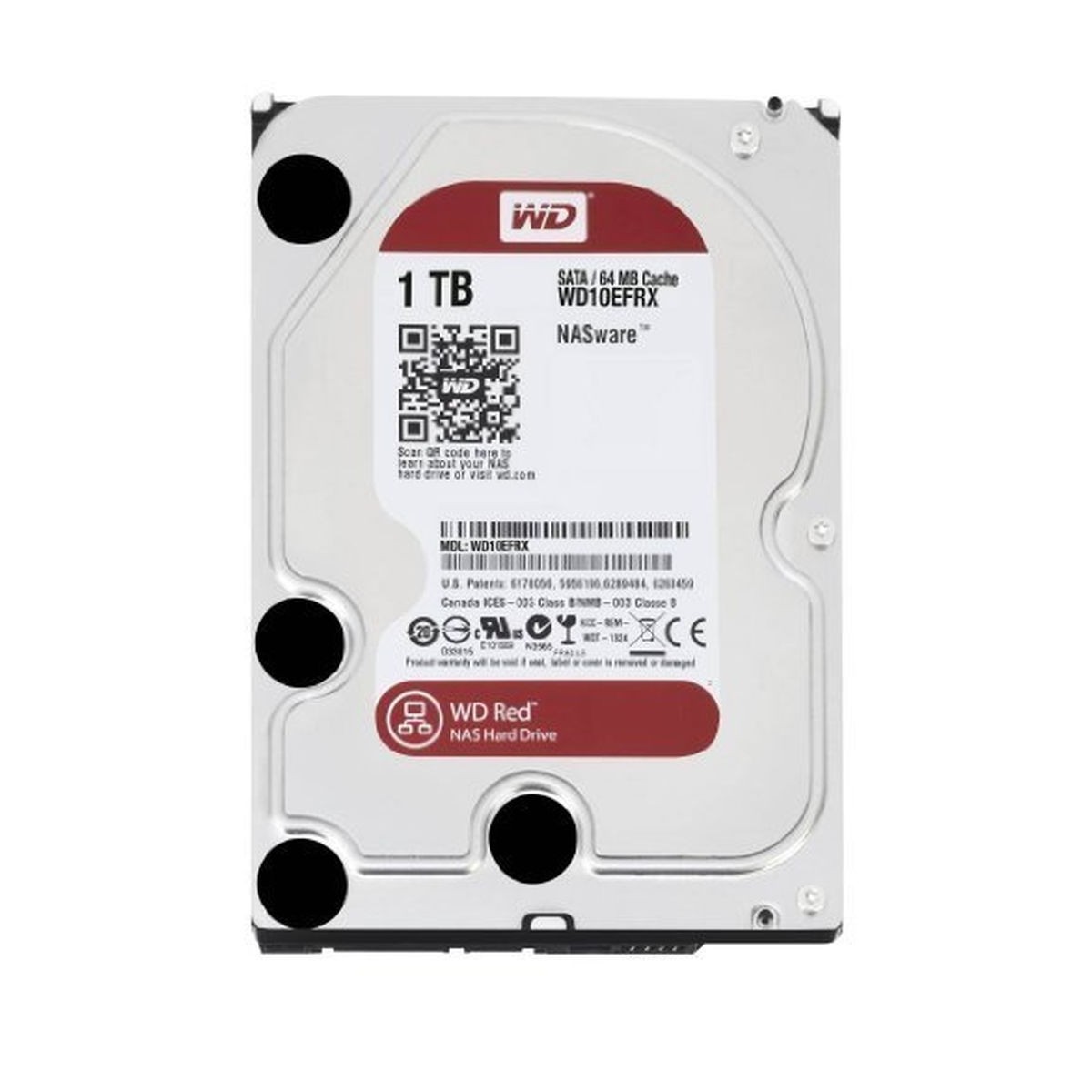 DYSK WD RED 1TB SATA III 64MB CACHE 5.4K 3,5'' NAS WD10EFRX