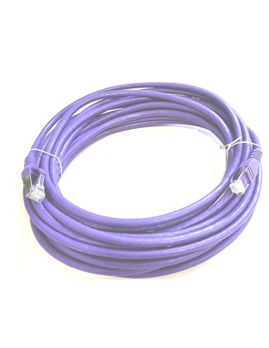 KABEL LAN ETHERNET SSTP CAT6A RJ45 7,4M FIOLETOWY