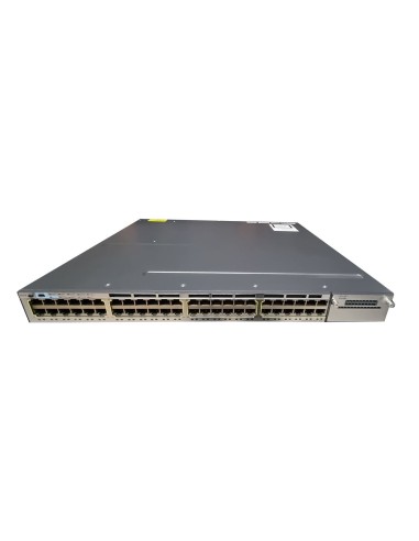 SWITCH CISCO WS-C3750X-48P-L 48x1GB PoE+ STACK