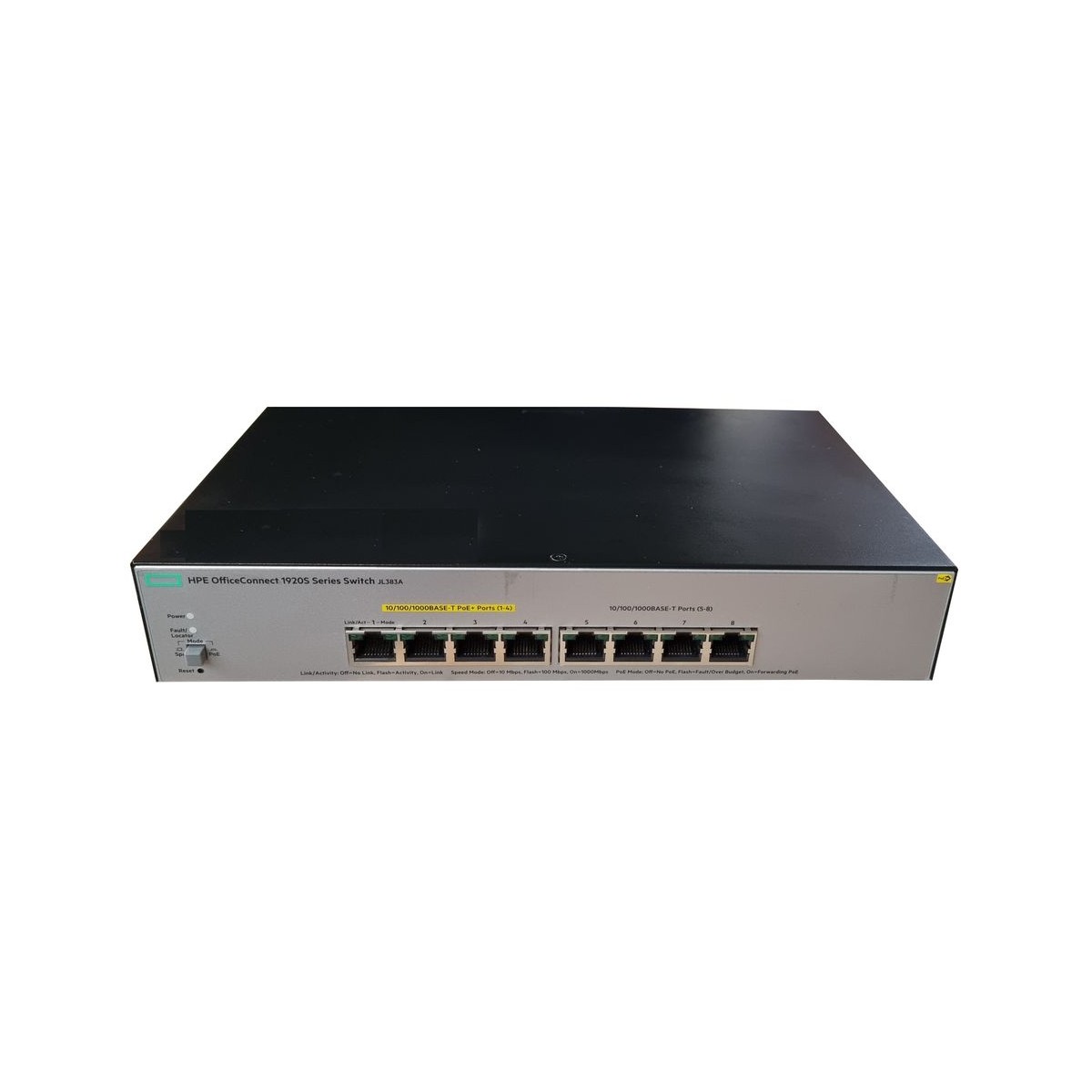 WITCH HP OFFICECONNECT 1920S 8x1GB 4xPoE JL383A