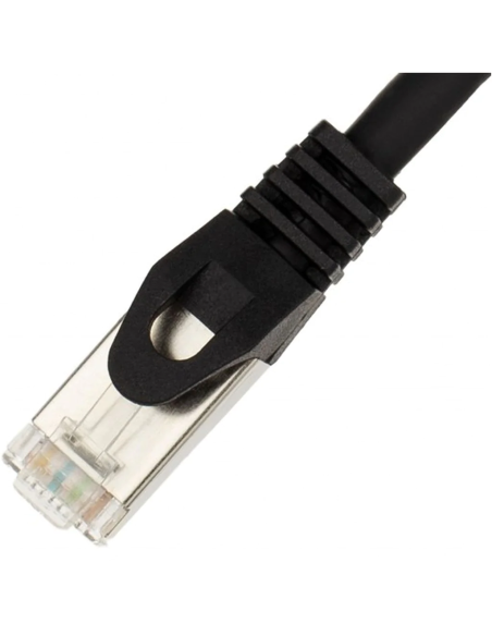 SKRĘTKA RJ45 SSTP CAT6A RJ45 CZARNY 2M