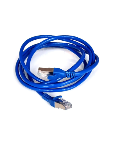 SKRĘTKA KABEL SSTP CAT6A RJ45 2M GRANATOWY