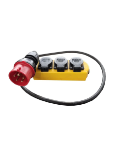 LISTWA ADAPTER Z SIŁY 400V NA 3x 230V 16A IP44 1M