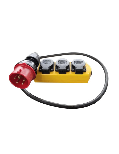 LISTWA ADAPTER Z SIŁY 400V NA 3x 230V 16A IP44 1M